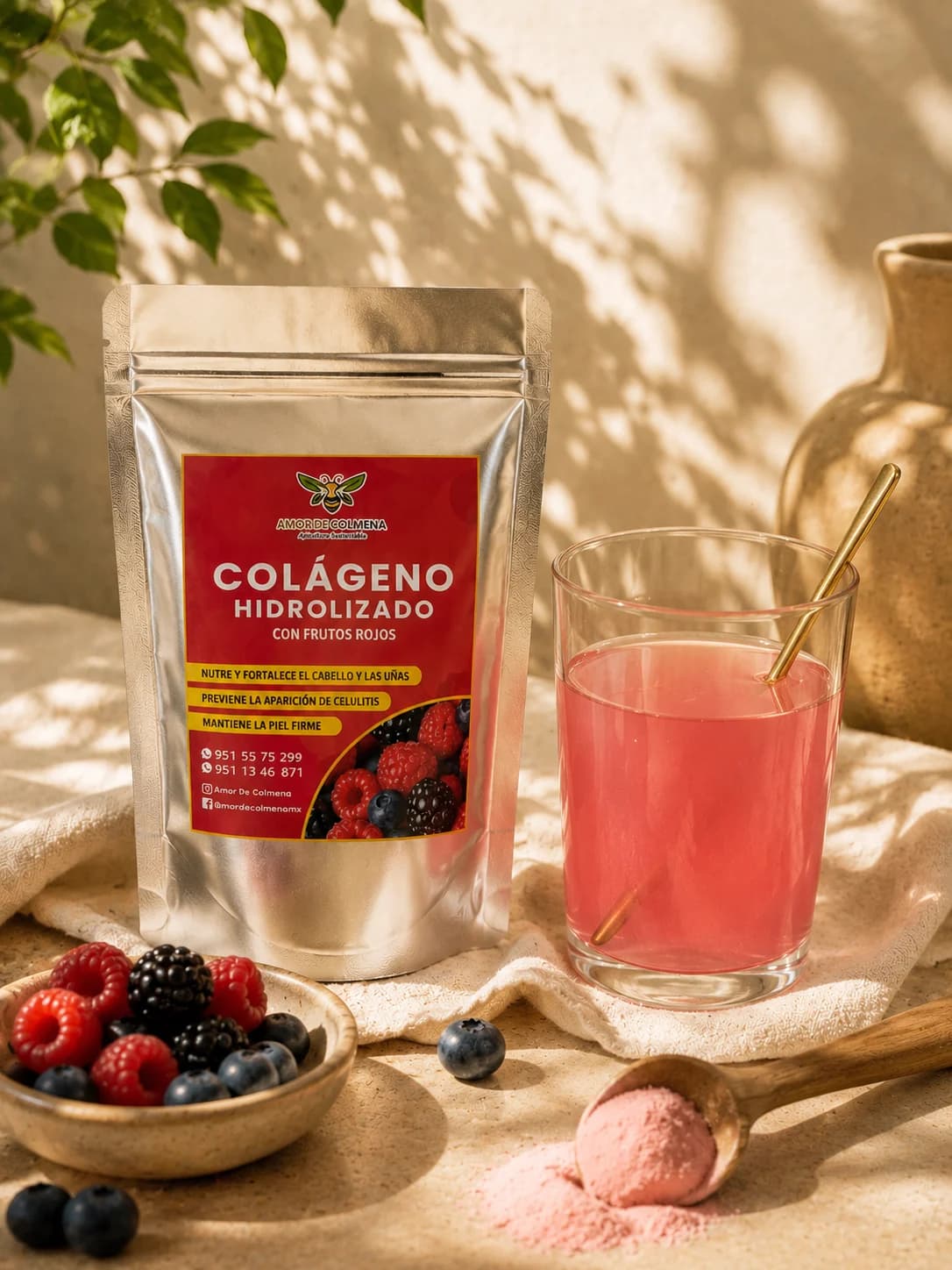 Colágeno Hidrolizado con Frutos Rojos