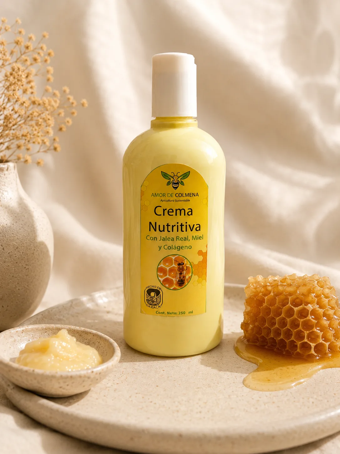 Crema Nutritiva con Jalea Real, Miel y Colágeno
