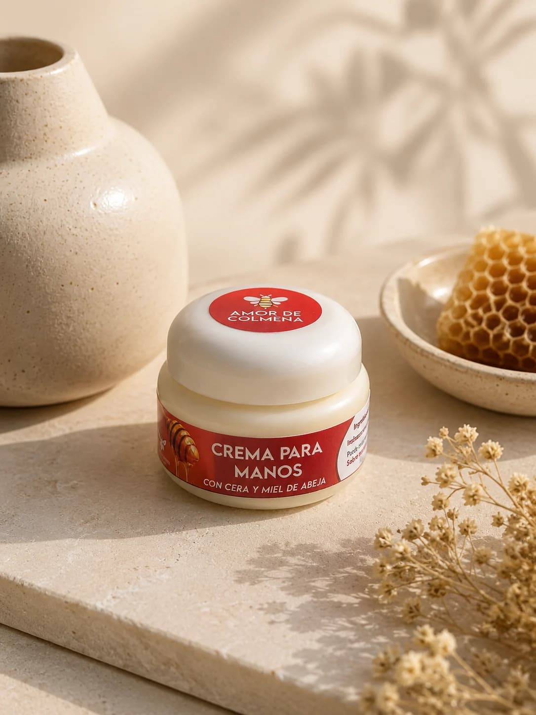 Crema para Manos con Miel y Cera de Abeja