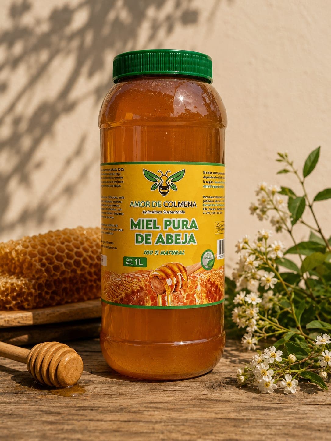 Miel pura de abeja 1L