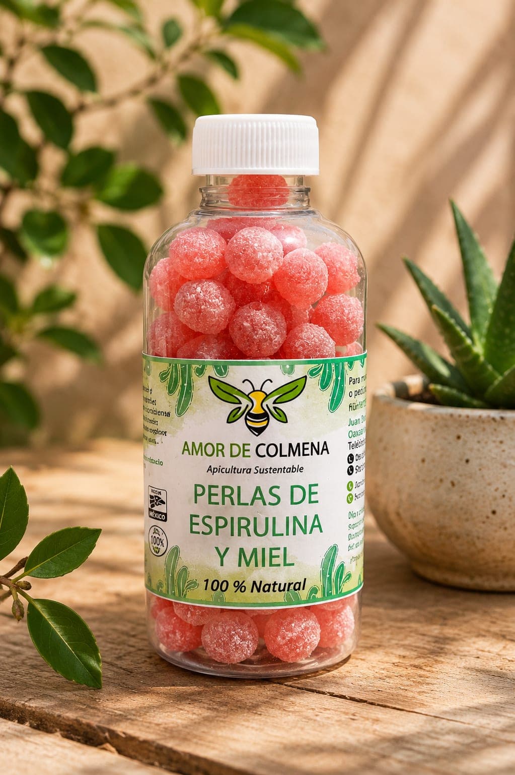 Perlas de Espirulina y Miel